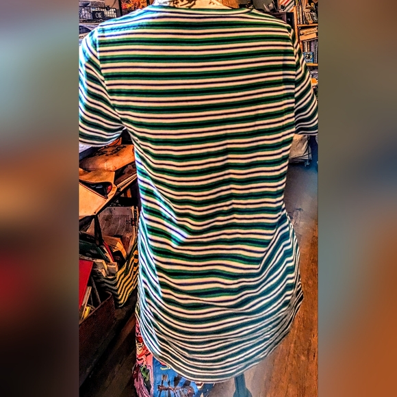 NWoT 🌟 J. CREW 🍀🤍💙 PERFECT FIT TEE💙🤍🍀Sz L 🤩 NAVY, KELLY, WHITE ST - Picture 9 of 9